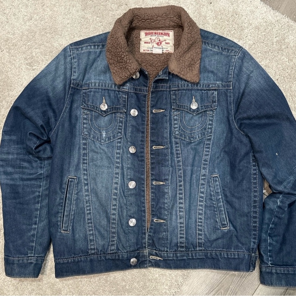 True Religion sherpa jacket